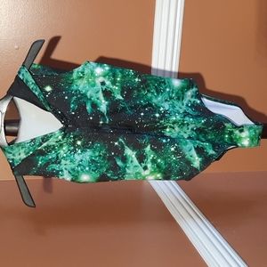 Blackmilk GALAXY EMERALD HOODIE SUIT Size Large